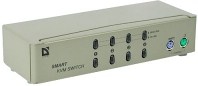 Электронный переключатель PS/2 на 4 сист.блока (монитор/клавиатура/мышь)