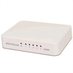 Коммутатор Netgear (GS205-100PES) 5-портовый 10/100/1000Мбит/с, неуправляемый