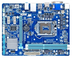 Материнская плата Gigabyte GA-H61M-HD2 Soc-1155 iH61 DDR3 mATX AC`97 8ch GbLAN SATA2 VGA+DVI+HDMI