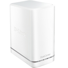 Дисковый массив D-Link (DNS-327L/A1A) ShareCenter™+ с 2 отсеками для жестких дисков
