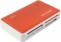 Устройство чтения карт памяти PC PET CR-217COG USB 2.0 SDHC/CF/XD/MS/TF/M2 (24-in-1) Оранжевый